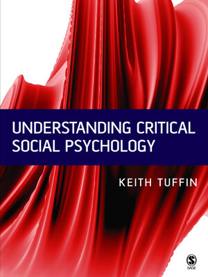 cover image of Understanding Critical Social Psychology